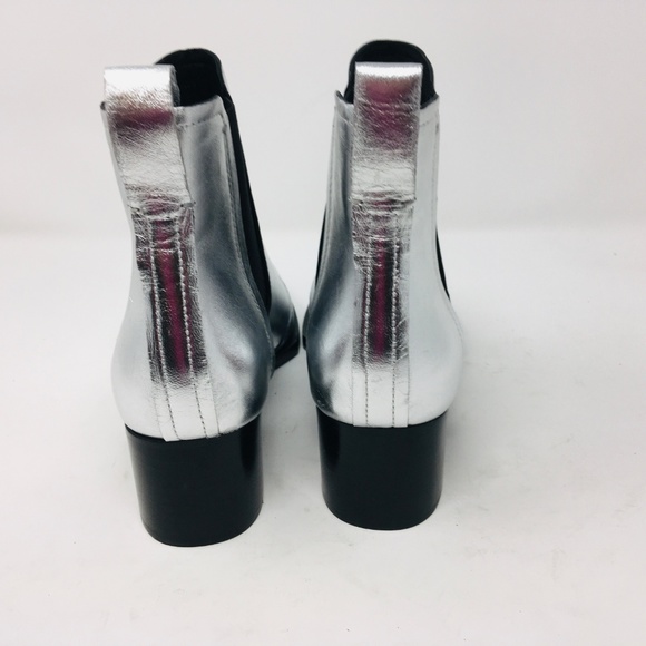 rag & bone boots silver Ankle Booties 38.5 NEW - Picture 4 of 8